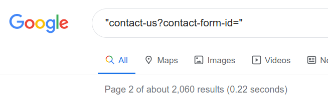 OSINT experiment: Trying to scrape completed contact forms